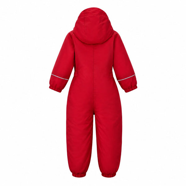 Regatta Splosh III Pepper waterproof puddle suit back view