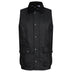 regatta tra872 banbury wax bodywarmer black on white background