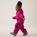 Regatta Kids Paddle Suit waterproof toddler rain suit red