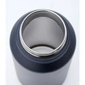 Smidge 1.2L navy insulated bottle showing wide stainless steel opening