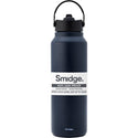 Smidge 1.2L navy insulated water bottle with black carry handle lid