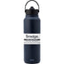 Smidge 1.2L navy insulated water bottle with black carry handle lid