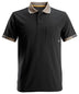 Snickers Workwear AllroundWork 37.5® Short Sleeve Polo Shirt in Black – breathable moisture-wicking work polo with chest pocket