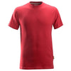 Snickers Workwear Classic T-Shirt – 100% cotton work tee in chillie red