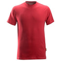 Snickers Workwear Classic T-Shirt – 100% cotton work tee in chillie red