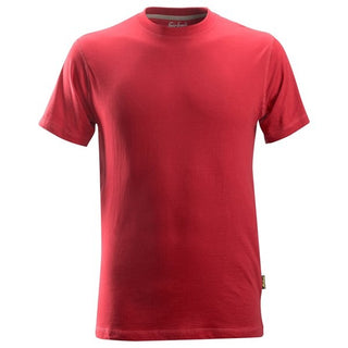 Snickers Workwear Classic T-Shirt – 100% cotton work tee in chillie red