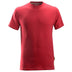 Snickers Workwear Classic T-Shirt – 100% cotton work tee in chillie red