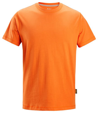 Snickers Workwear Classic T-Shirt – 100% cotton work tee in warm orange

