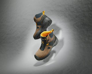 Solid Gear Essence Mid Brown Safety Boot-NAVY
