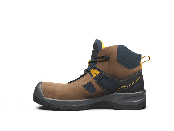 Solid Gear Essence Mid Brown Safety Boot-BROWN