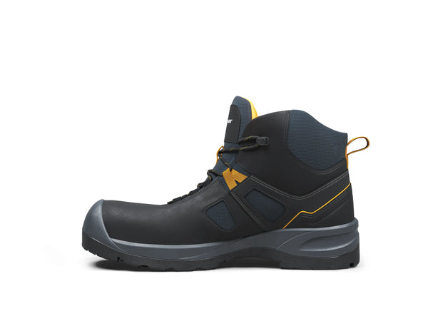 Solid Gear Essence Mid Brown Safety Boot-NAVY