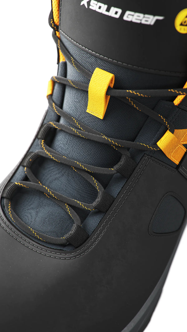Solid Gear Essence Mid Brown Safety Boot-NAVY