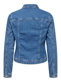 Womens Denim Jacket Blue | ONLY Wonder Short Fit Ireland - Borderland Muff