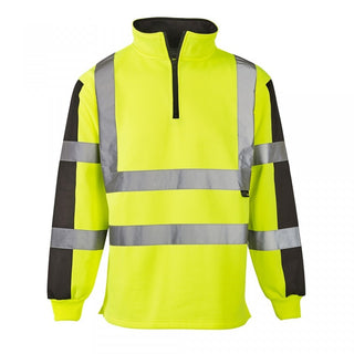 Buy yellow Supertouch Hi Vis 2 Tone Rugby Shirt