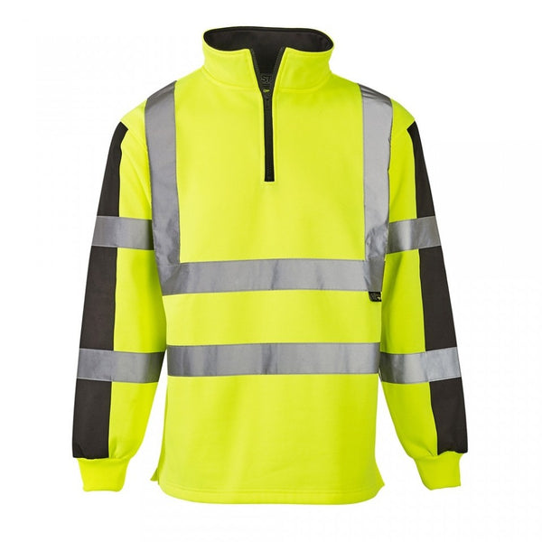 Supertouch Hi Vis 2 Tone Rugby Shirt