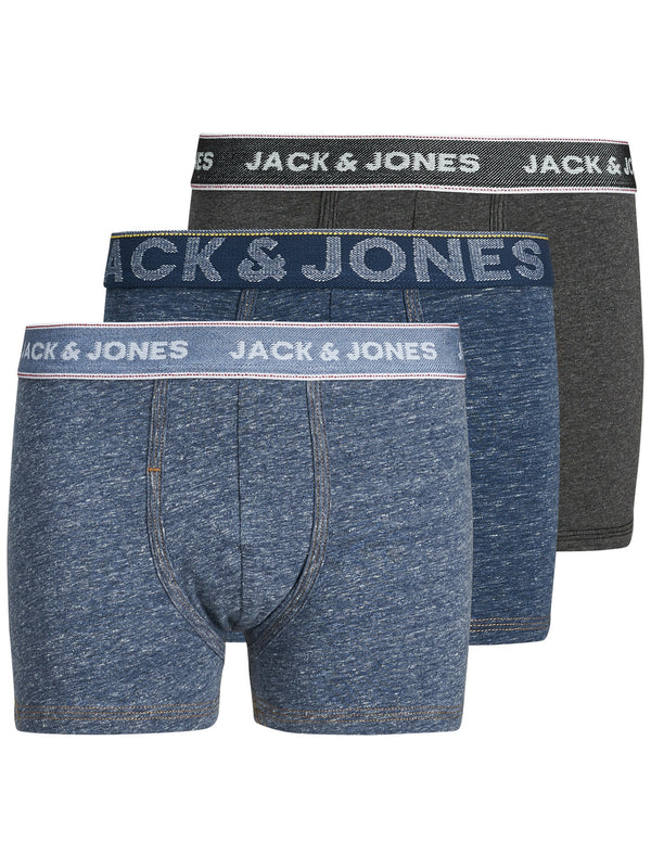 Jack & Jones JACDENIM Boys 3 Pack Boxers -NAVY BLAZER