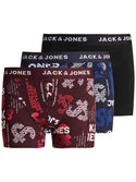 Jack & Jones JACLOGO Boys 3 Pack Boxers -PORT