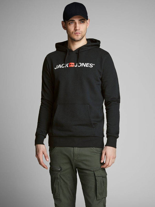 Jack & Jones JJECORP Hoody -BLACK (L only)