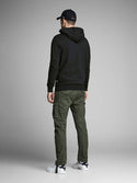 Jack & Jones JJECORP Hoody -BLACK (L only)