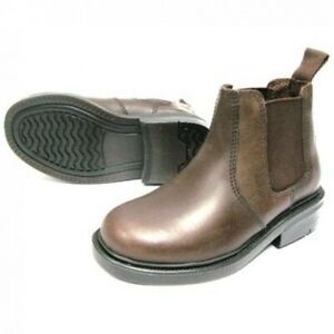 Kids Walton Leather Dealer Boot -BROWN