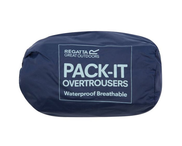 Regatta Ladies Pack It Waterproof Overtrousers RWW158 -MIDNIGHT