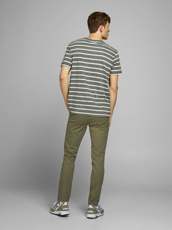 Jack & Jones Marco Bowie Slim Fit Chino Trouser -OLIVE