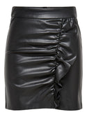 Jacqueline De Yong ELLEN Faux Leather Skirt