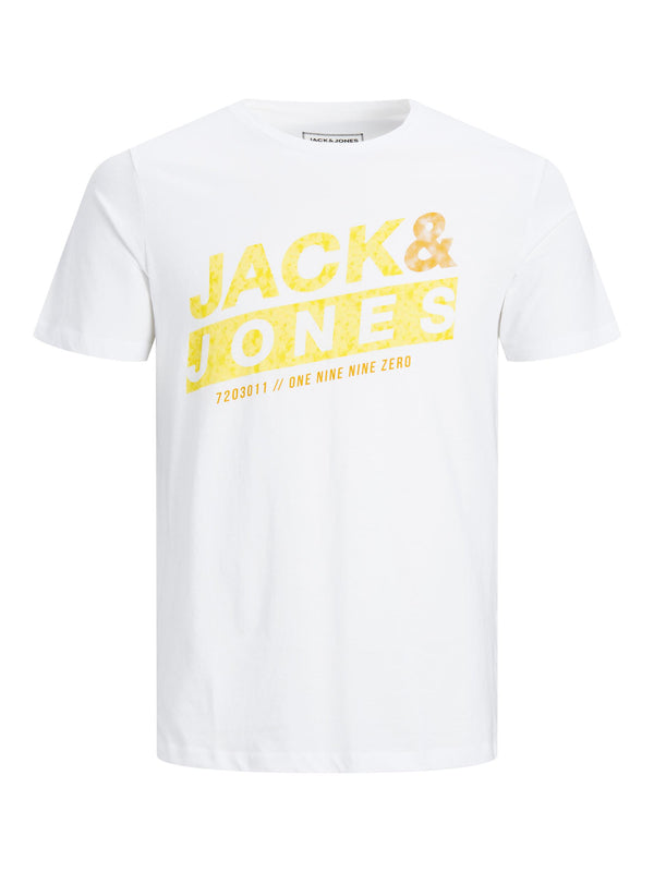 Jack & Jones JCOLIQUID Tee -WHITE