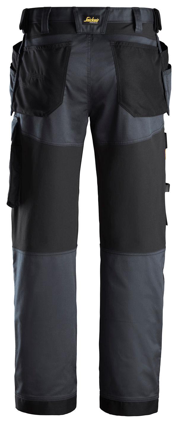 Snickers 6251 Allround Stretch Work Trousers Standard Fit - Regular Leg -GREY/BLACK