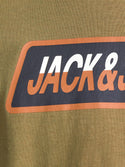 Jack & Jones JORSWIRLE Boys Tee -OLIVE