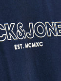 Jack & Jones JJBANK Tee -NAVY BLAZER