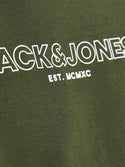 Jack & Jones JJBANK Tee -FOREST NIGHT