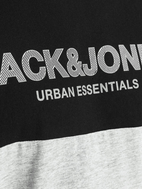 Jack & Jones JJEURBAN Tee -BLACK