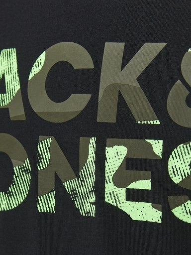 Jack & Jones JJSOLDIER Boys Tee -BLACK