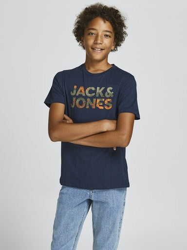 Jack & Jones JJSOLDIER Boys Tee -NAVY BLAZER