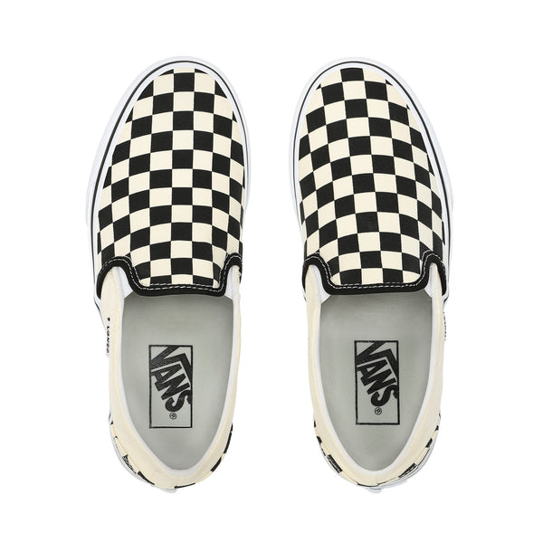 Vans Ladies Asher Shoe -BLACK/WHITE CHECK