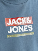 Jack & Jones JCODELFIELD Boys Tee -CHINA BLUE