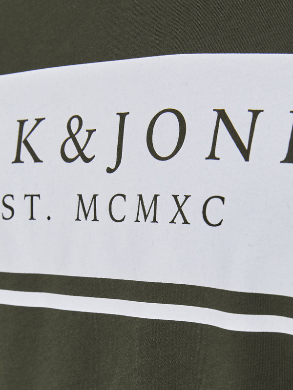 Jack & Jones JJRIVER Tee -FOREST NIGHT