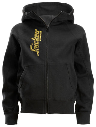 Snickers Kids Zip Hoody -BLACK
