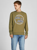 Jack & Jones JORARON Sweatshirt -OLIVE