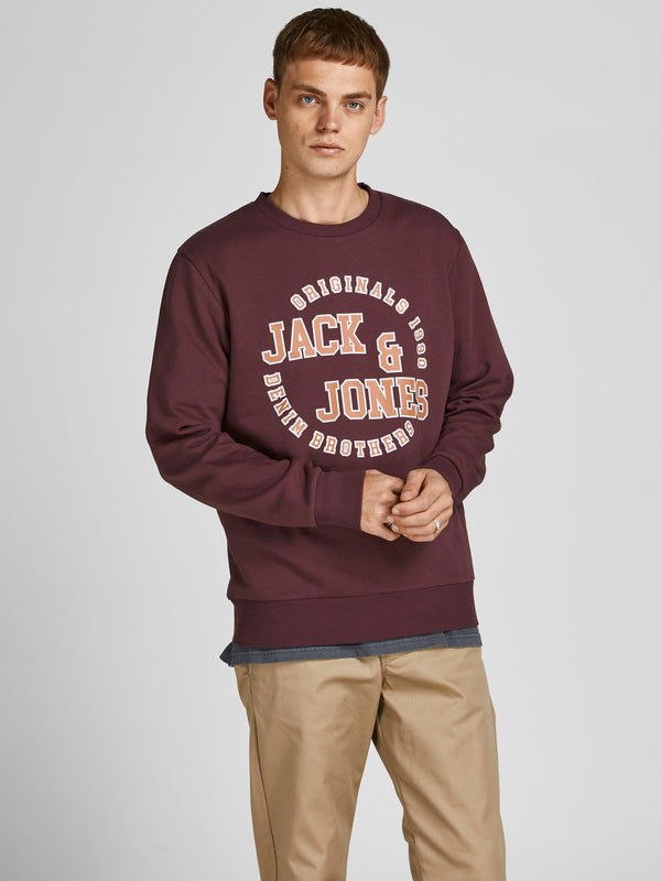 Jack & Jones JORARON Sweatshirt -GRAPE
