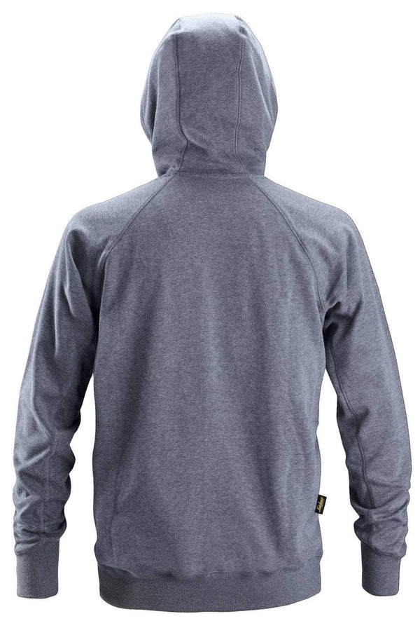 Snickers Solid Color Logo Hoody -DARK BLUE MELANGE