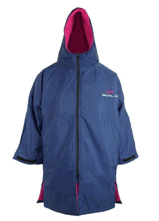 SOLA Adults Waterproof Changing Coat -NAVY/PINK