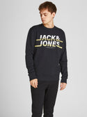 Jack & Jones JCOCHARLES Sweatshirt -BLACK