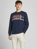 Jack & Jones JCOCHARLES Sweatshirt -NAVY BLAZER