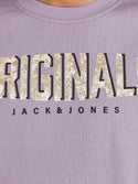 Jack & Jones JORSPRAYS Sweatshirt -PURPLE