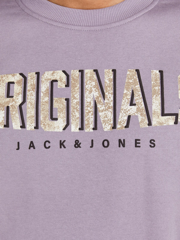 Jack & Jones JORSPRAYS Sweatshirt -PURPLE
