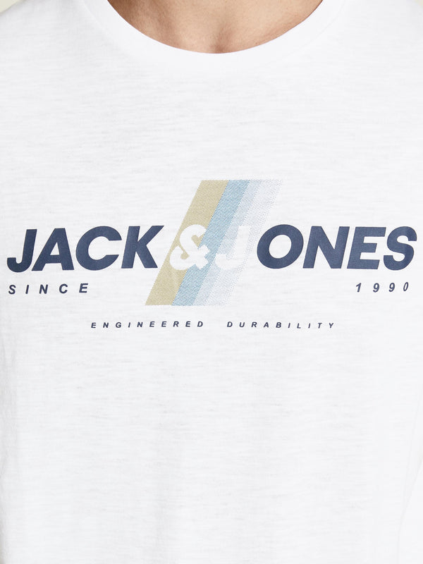 Jack & Jones JCOCONNOR Tee -WHITE