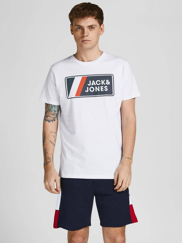 Jack & Jones JCOJAKE Tee -WHITE