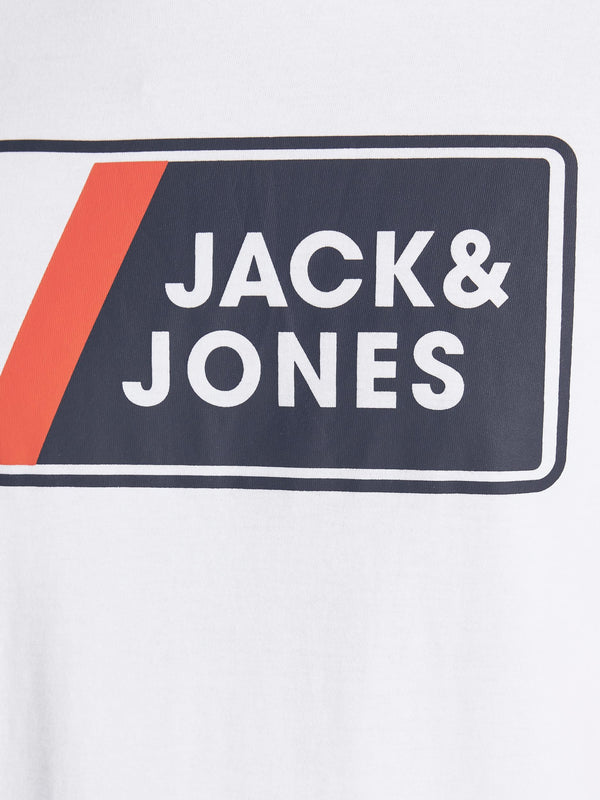Jack & Jones JCOJAKE Tee -WHITE